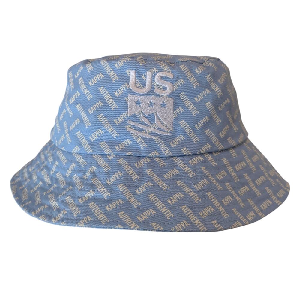 Authentic Kappa Pelegy Logo Blue Bucket Hat USA 2X